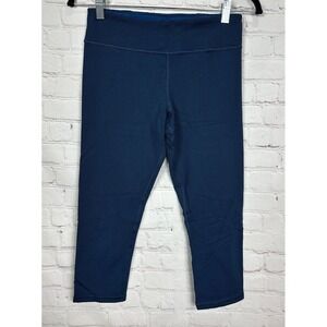 American Eagle AEO striped cropped‎ leggings, sz M GUC